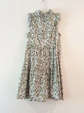 Sara Campbell Tiered Floral Ruffle Dress